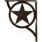 Ekena Millwork Austin Wrought Iron Bracket, (Triple center brace), Antiqued Pale Gold 2"W x 7 1/2"D x 10"H BKTM02X07X10TAUAPG - alternate 2